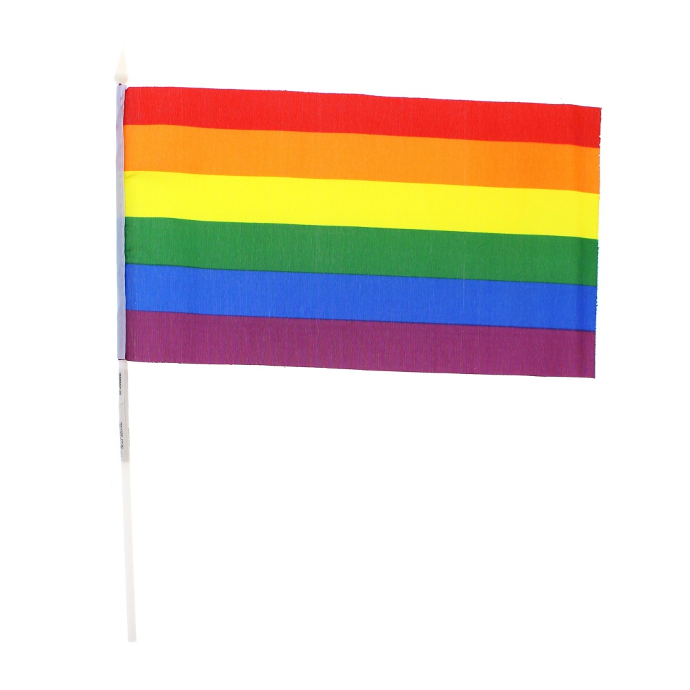 Zac's Alter Ego - Handheld Rainbow Flagge - Mehrfarben